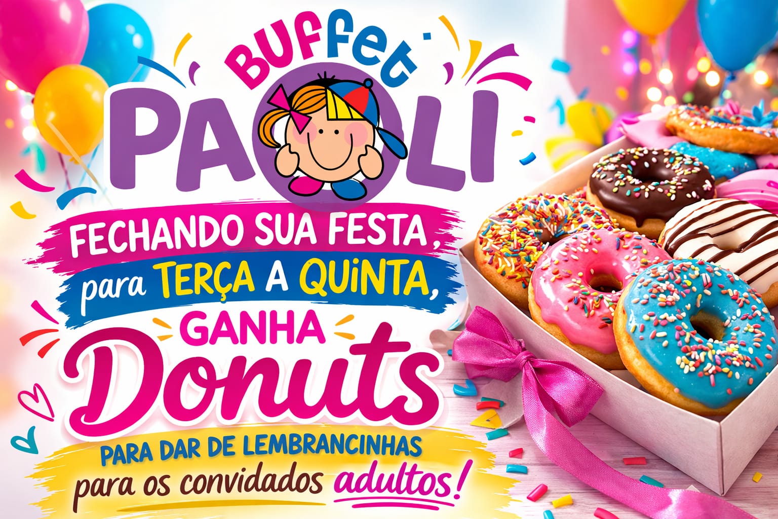 Buffet Paoli - Promoção de Donuts